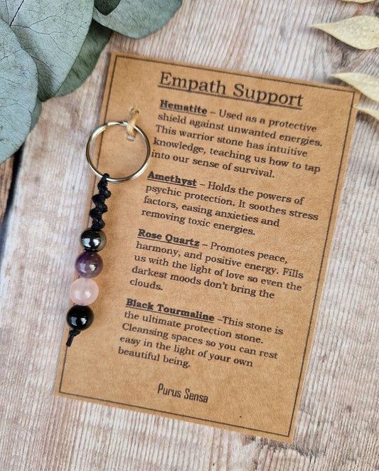 Crystal Empath support keyring