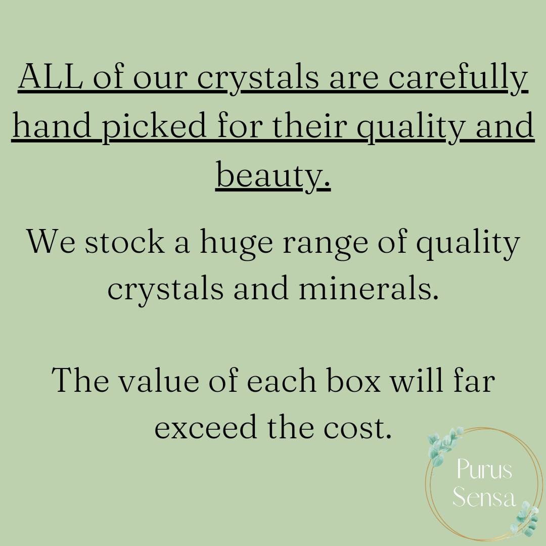 Premium quality Mystery crystal box Intuitively chosen for you