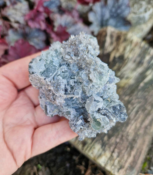 Beautiful fluorite with quartz specimen from fujion province, China