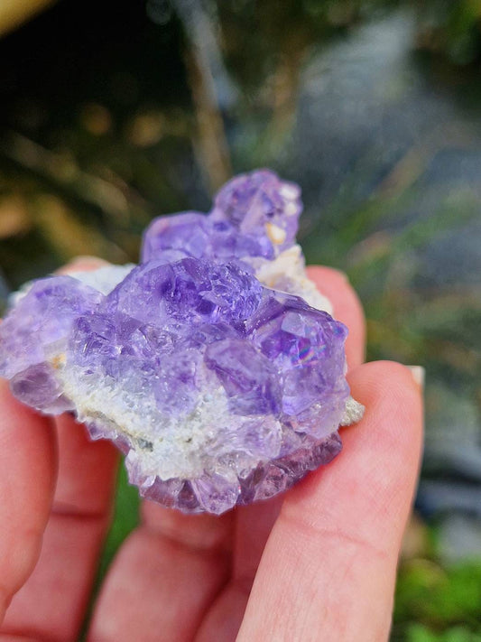 Beautiful Rare tanzanite fluorite specimen 57g from fujion, china