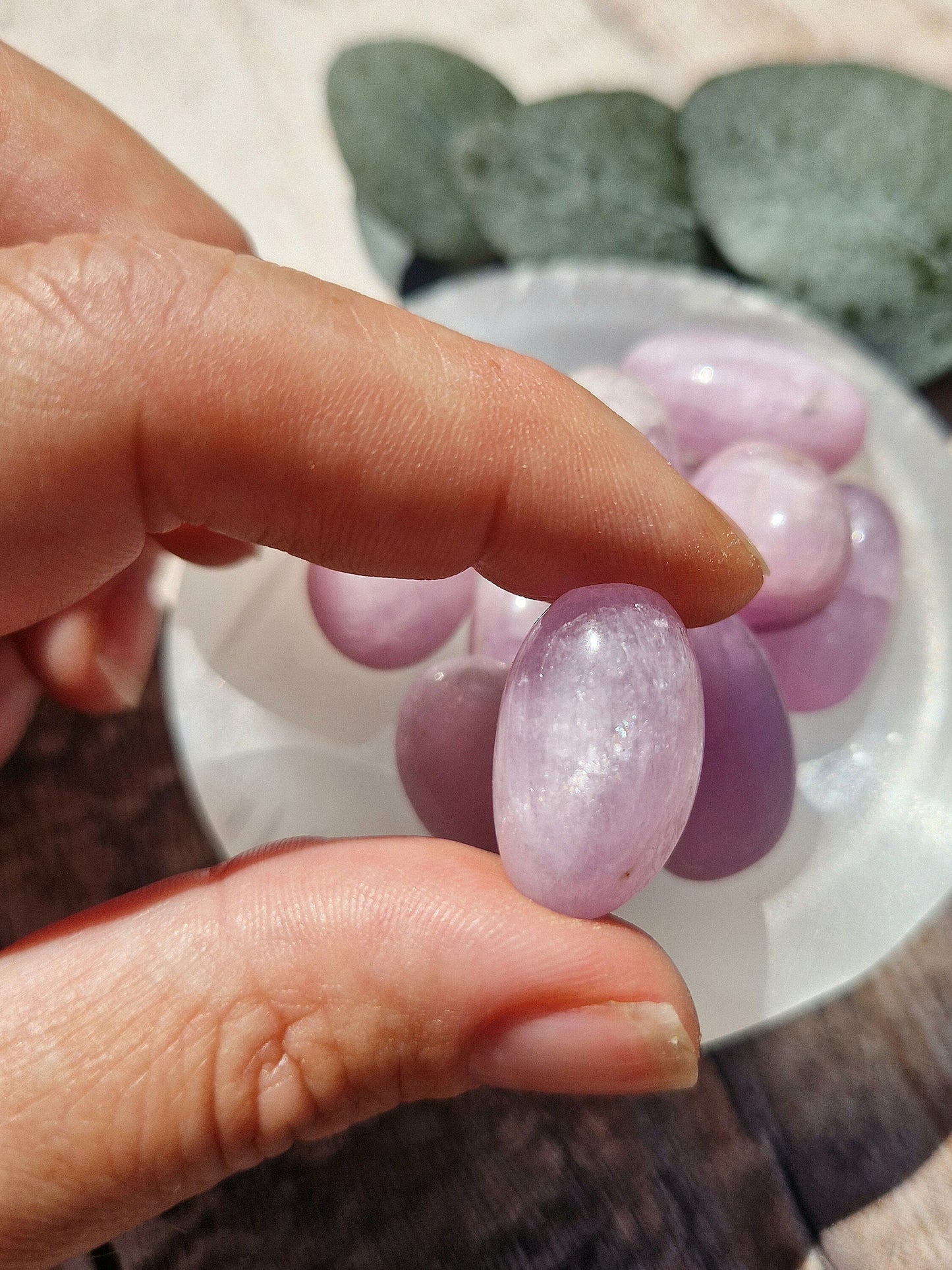 Beautiful KUNZITE tumble stones