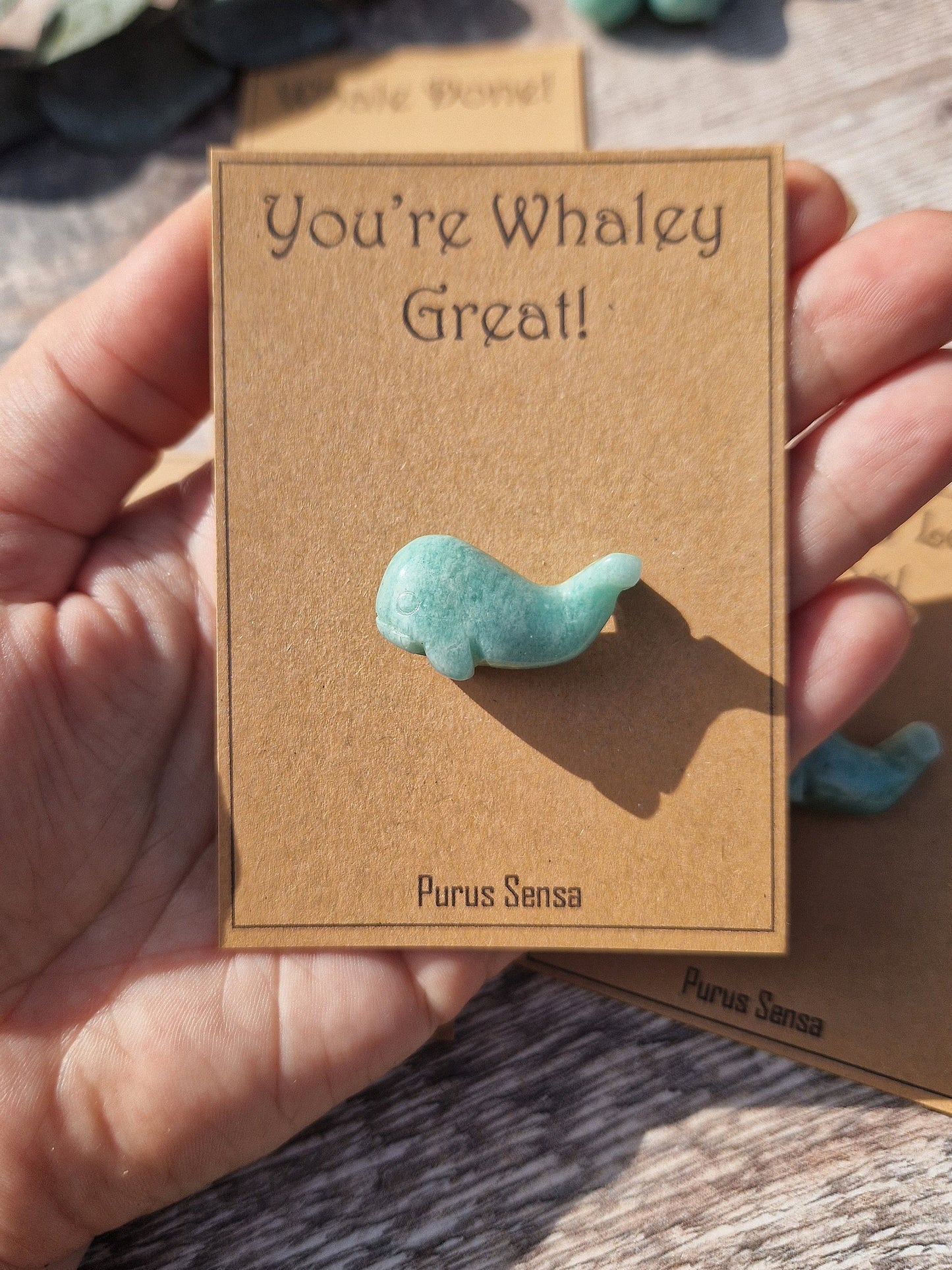 Cute crystal whale gift