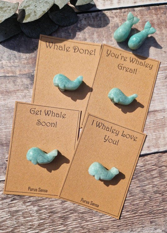 Cute crystal whale gift