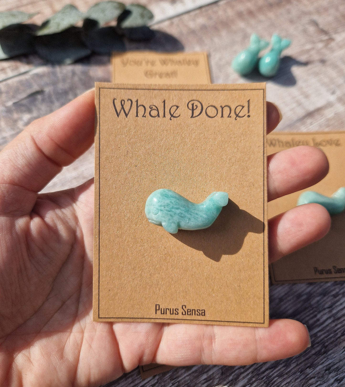 Cute crystal whale gift