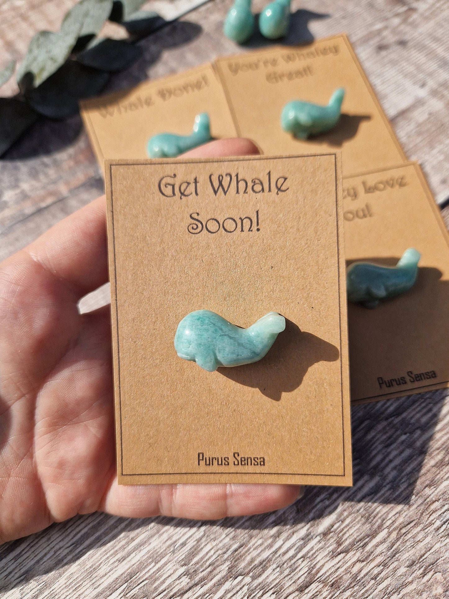 Cute crystal whale gift