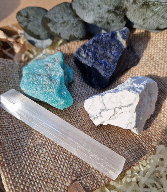 Calming Raw crystal gift box