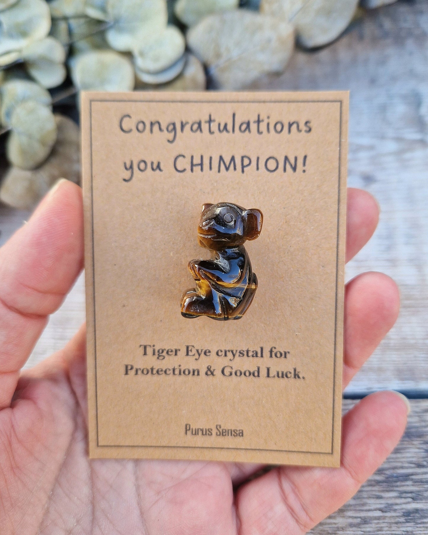 Cute congratulations Monkey crystal gift