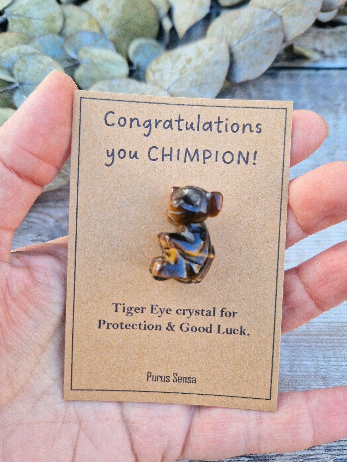 Cute congratulations Monkey crystal gift