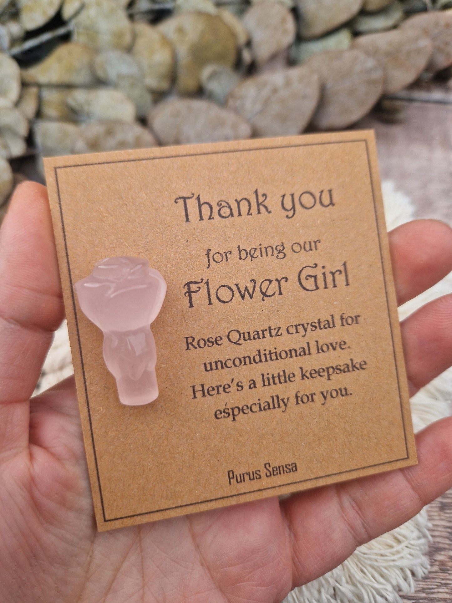 Crystal Flower girl gift.