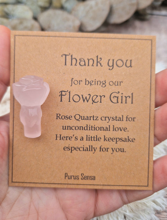 Crystal Flower girl gift.