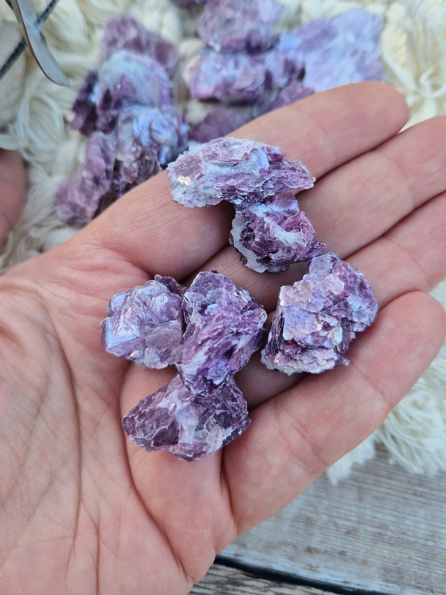 Beautiful AAA purple mica