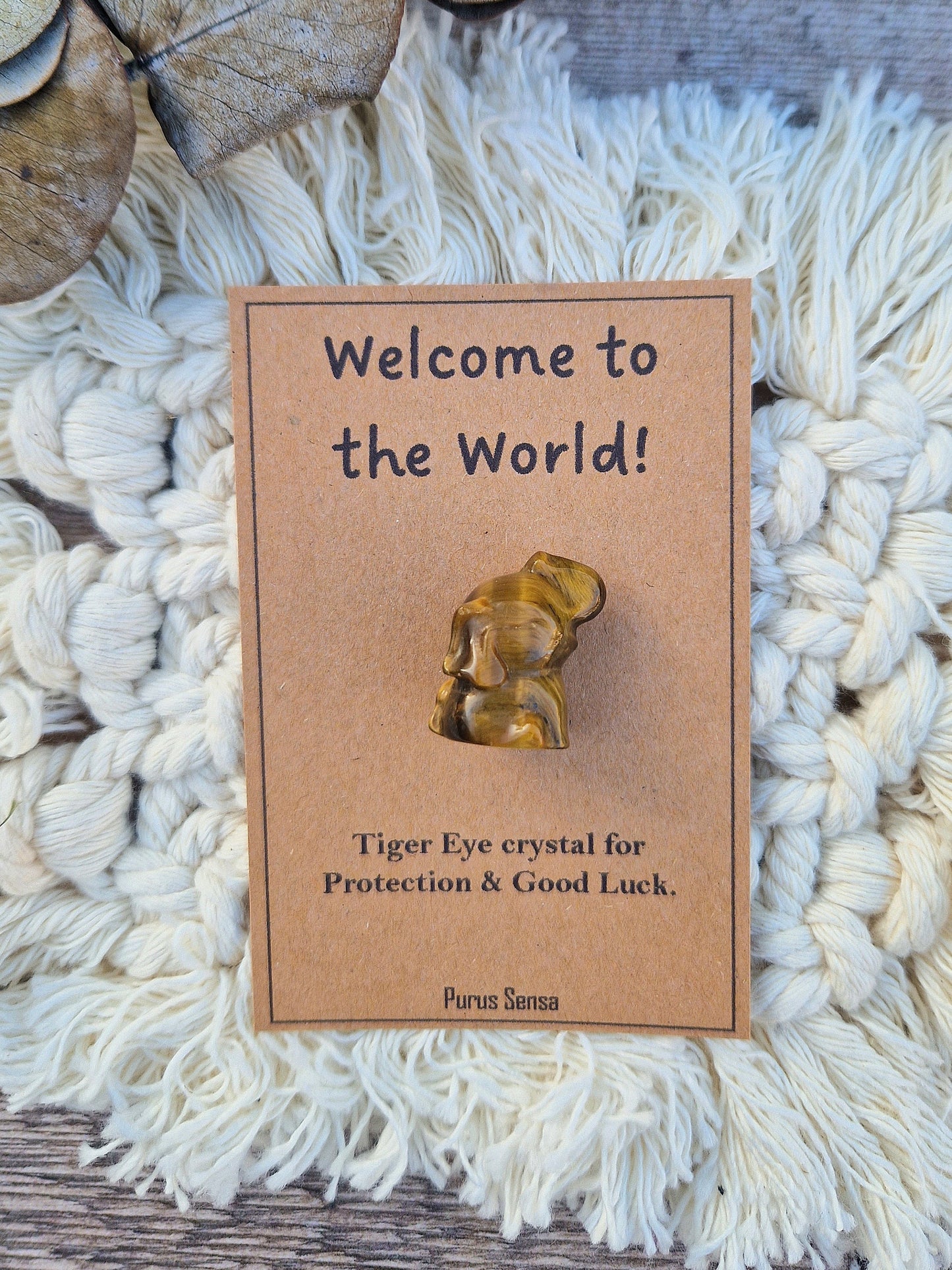 Welcome to the world baby elephant crystal gift