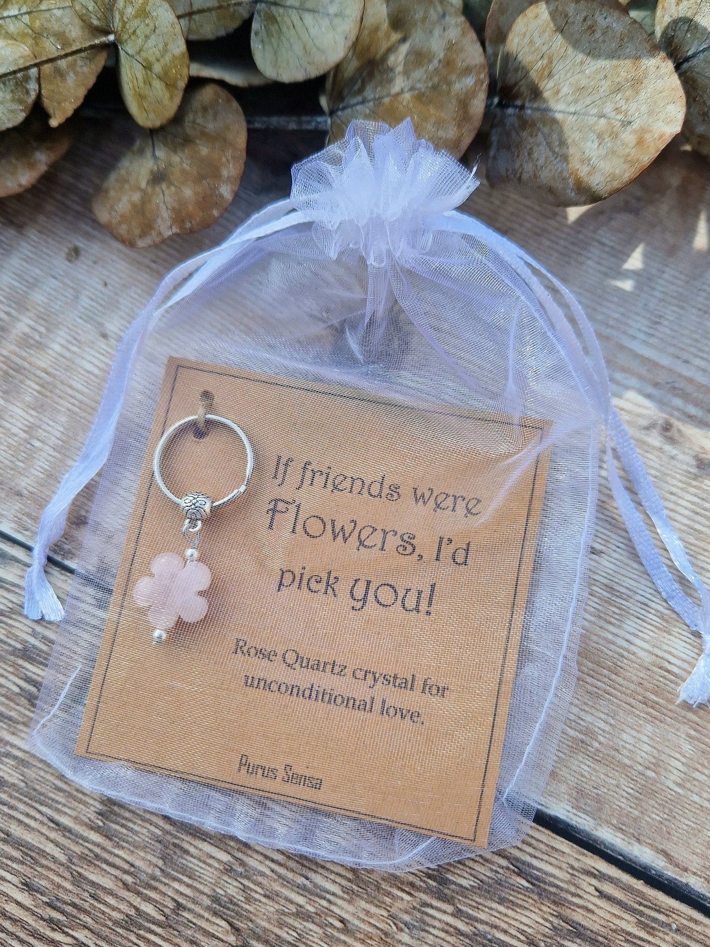 Cute Friendship flower keyring gift