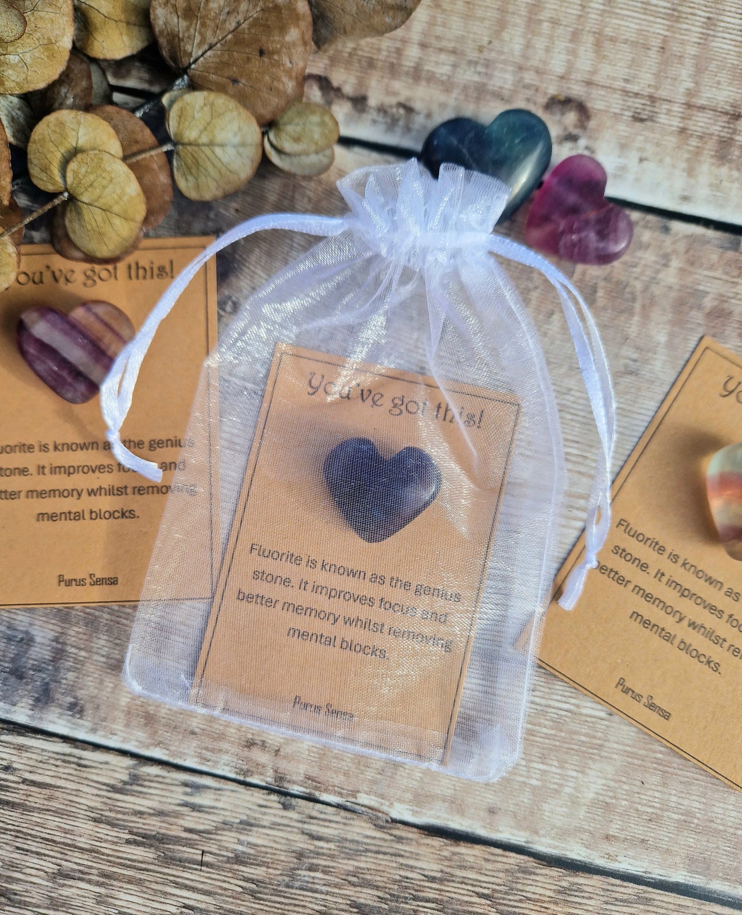 You've got this crystal gift for support with meaning card