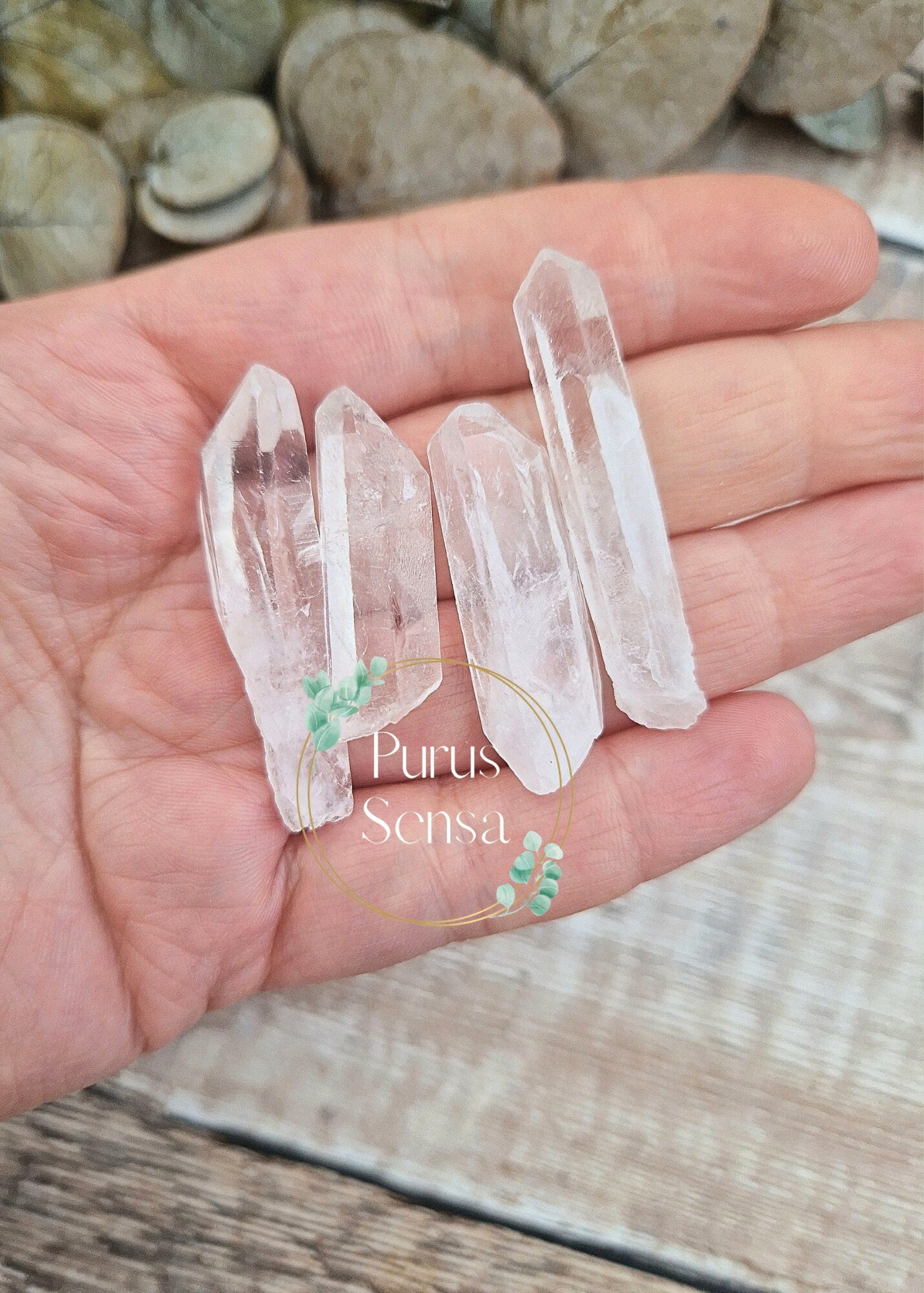 Get well soon Clear quartz healing crystal gift