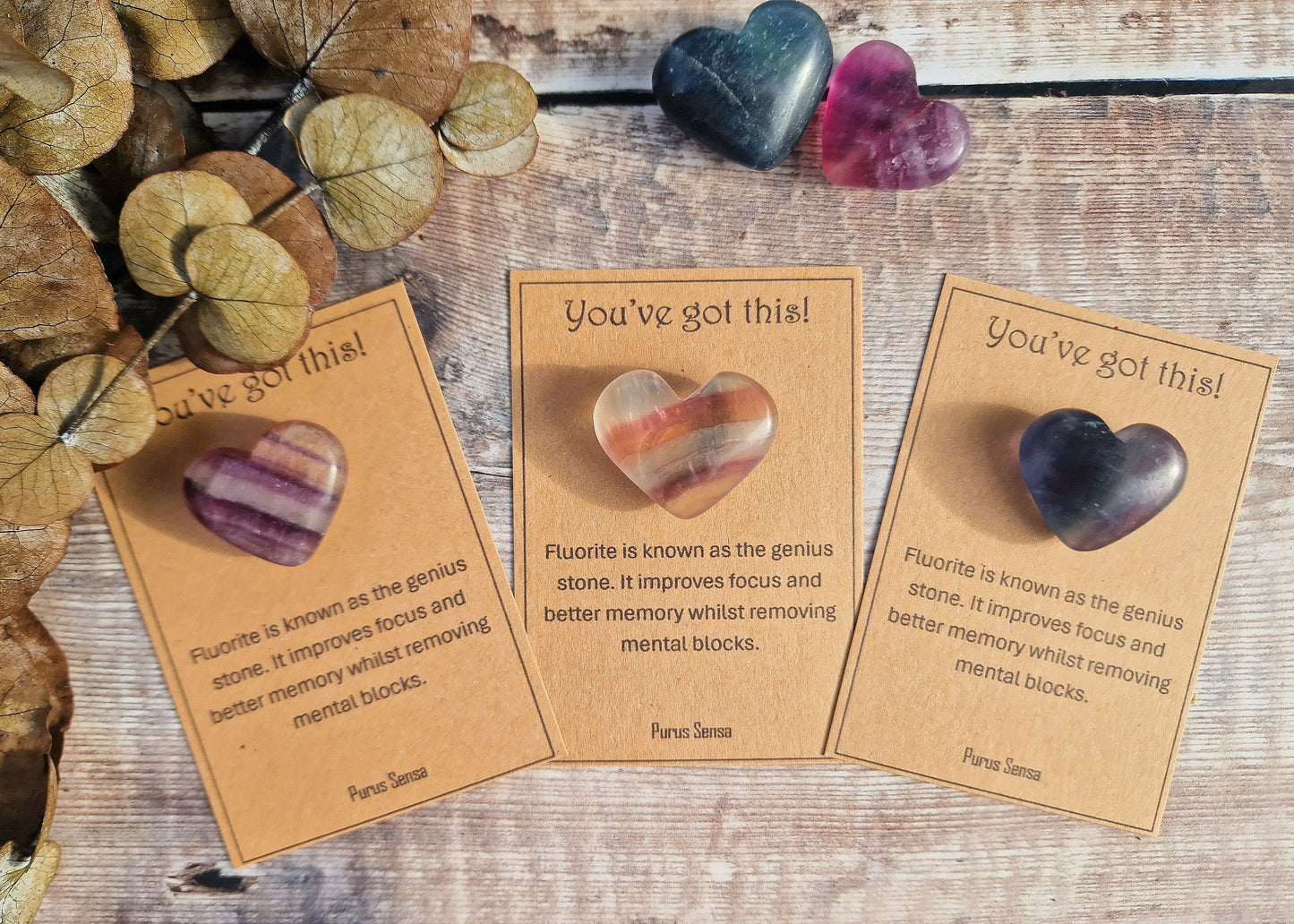 You've got this crystal gift for support with meaning card