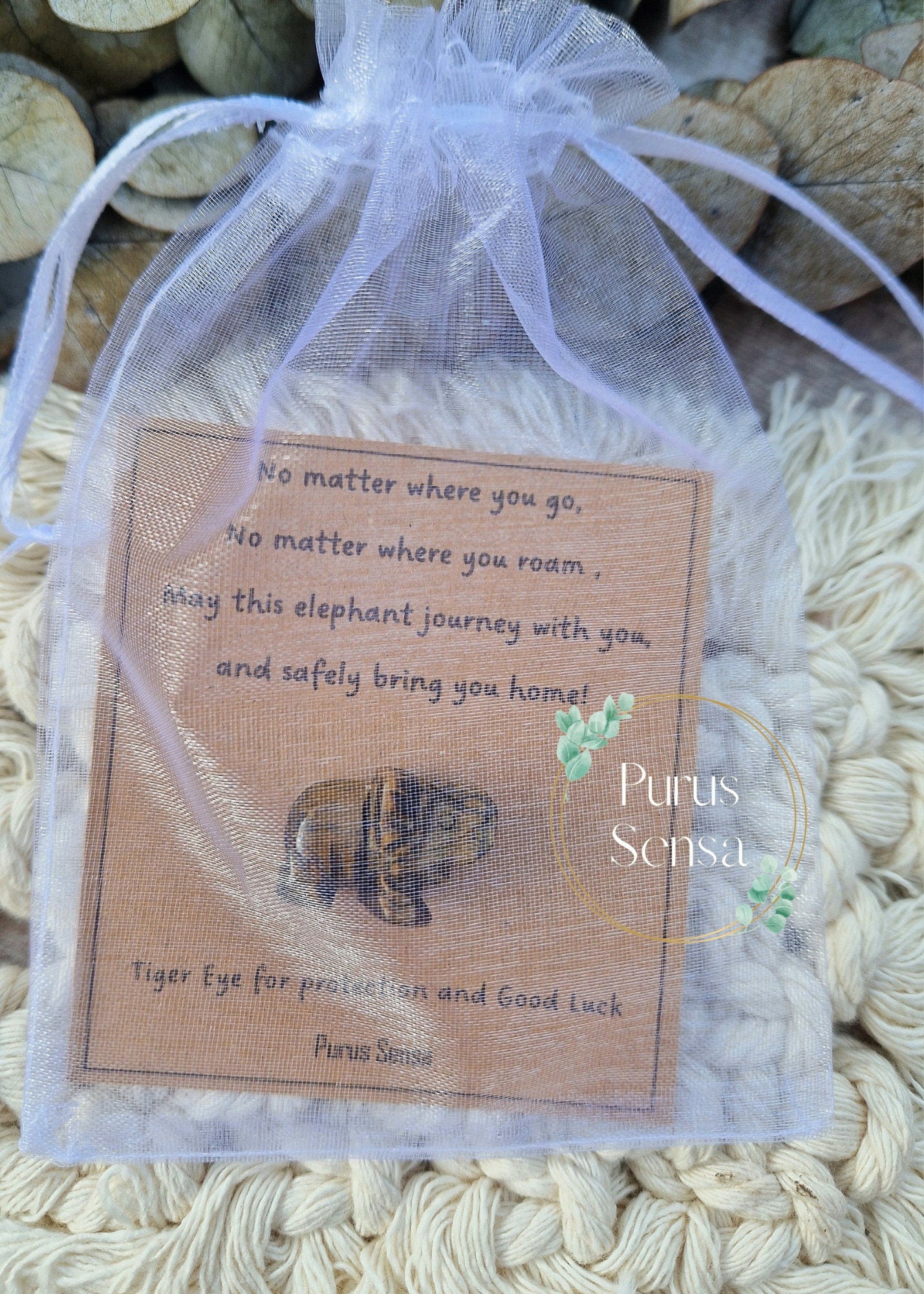 Cute mini crystal elephant travel gift