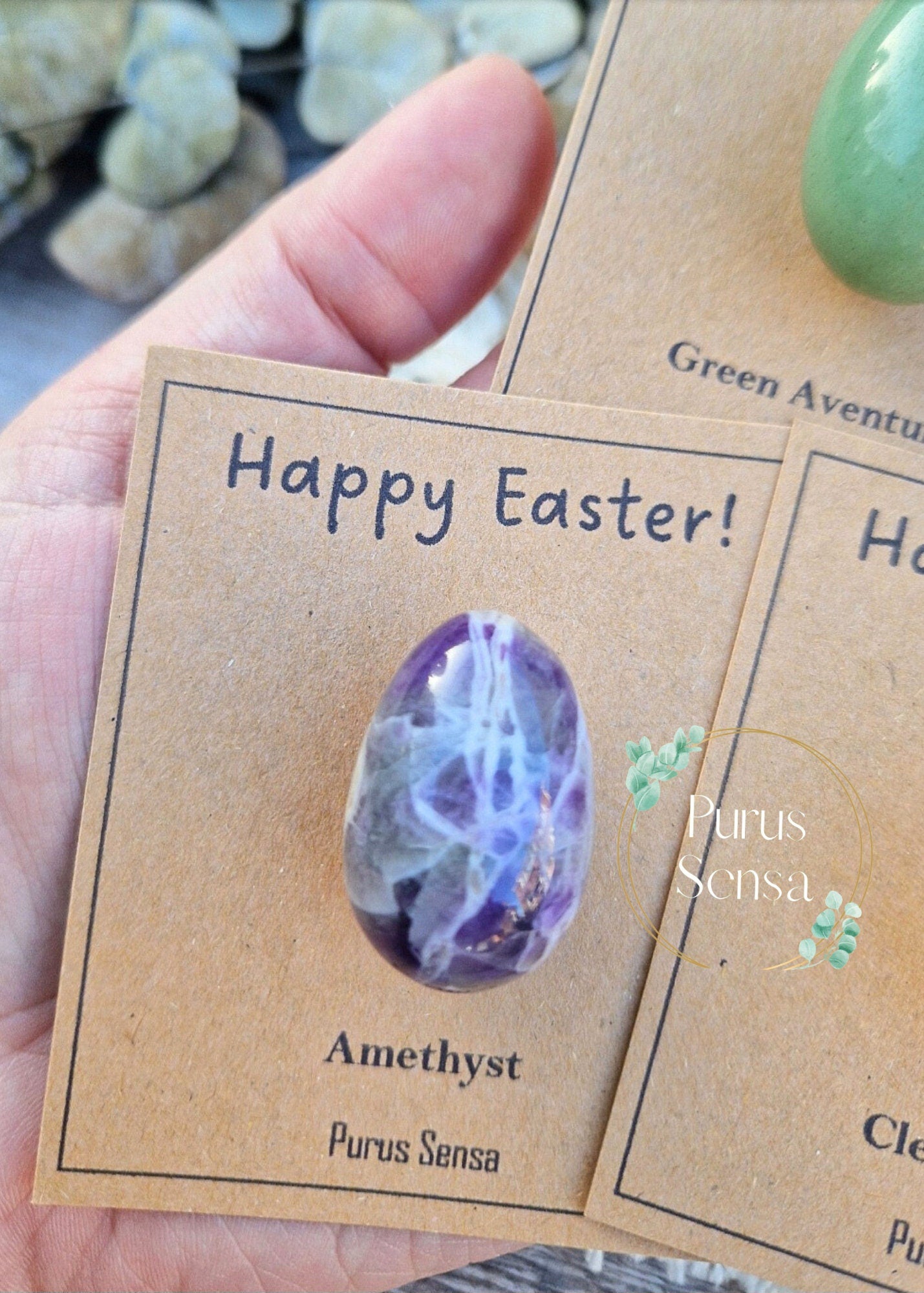 Unique Crystal easter egg gift.