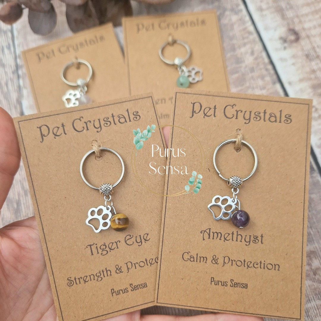 Pet crystals. collar tag accessory